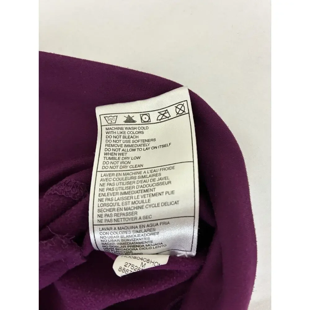 Nike sportswear girls full zip up jacket size M plum purple Athletic